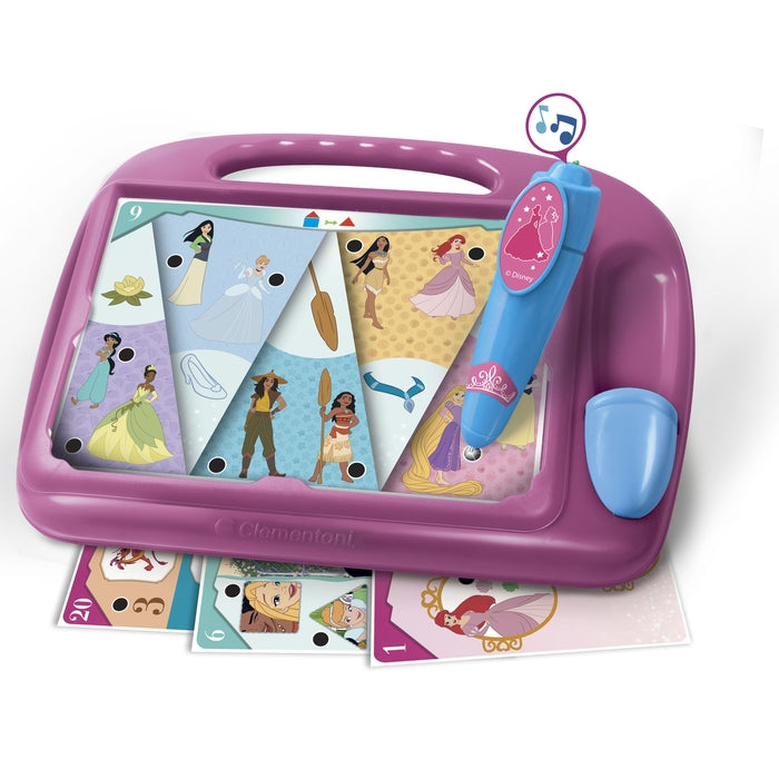 Pupitre Éducatif Clementoni - Princesses Disney - 180 Quiz Pour Apprendre En Jouant