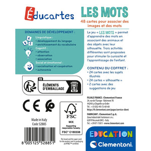 Les mots - Éducartes