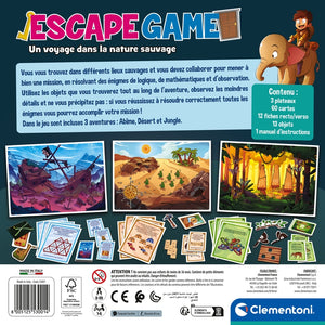 Escape Game - Un voyage dans la nature sauvage