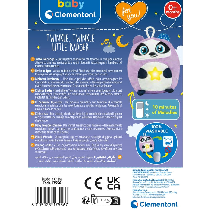 Peluche Twinkle Twinkle - Blaireau