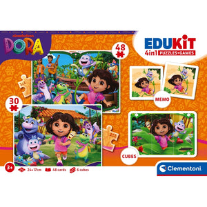 Edukit 4 en 1 - Dora l'Exploratrice