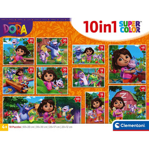 Dora The Explorer - 1x60 + 2x48 + 4x30 + 3x18 pièces