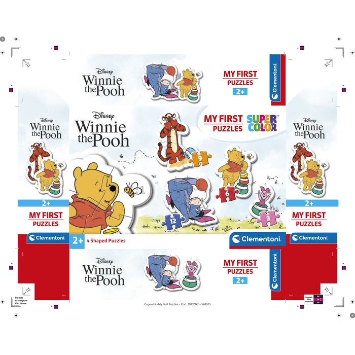 Disney Winnie The Pooh - 1x3 + 1x6 + 1x9 + 1x12 pièces