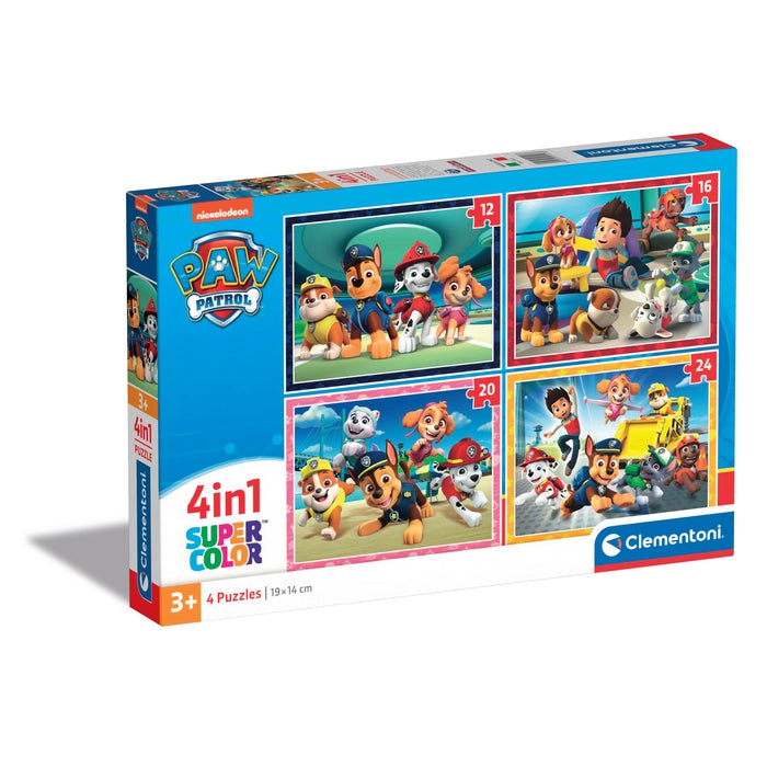 Paw Patrol - 1x12 + 1x16 + 1x20 + 1x24 pièces