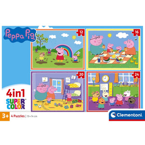 Peppa Pig - 1x12 + 1x16 + 1x20 + 1x24 pièces