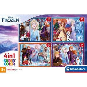 Disney Frozen - 1x12 + 1x16 + 1x20 + 1x24 pièces