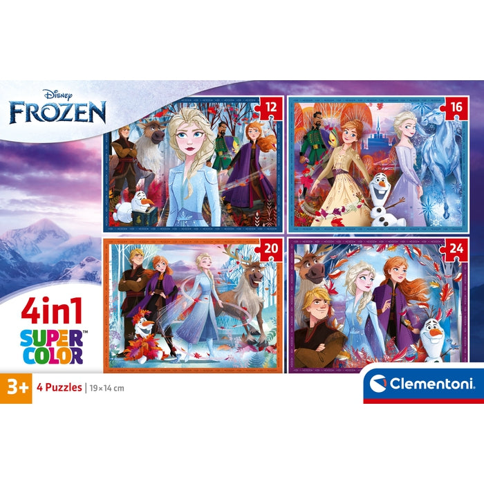 Disney Frozen - 1x12 + 1x16 + 1x20 + 1x24 pièces