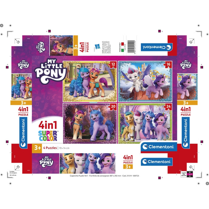 My Little Pony - 1x12 + 1x16 + 1x20 + 1x24 pièces