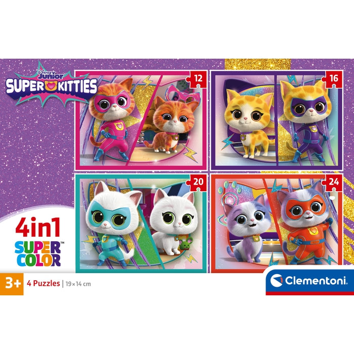 Disney Super Kitties - 1x12 + 1x16 + 1x20 + 1x24 pièces