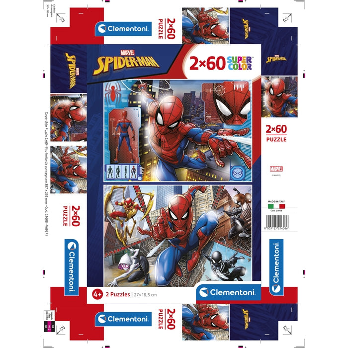 Marvel Spider-Man - 2x60 pièces