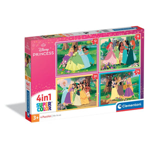 Disney Princess - 1x12 + 1x16 + 1x20 + 1x24 pièces