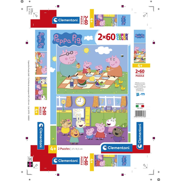 Peppa Pig - 2x60 pièces