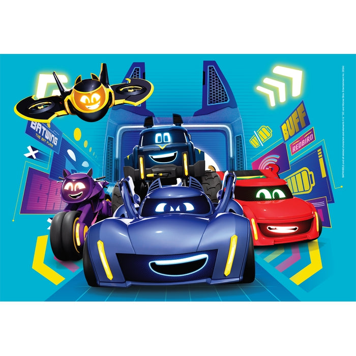 Trefl - Batwheels Batman et ses véhicules - Puzzle 60 pièces - Puzzle coloré avec héros de conte de fées, divertissement créatif, jeu pour enfants à partir de 4 ans Trefl - Batwheels Batman et ses véhicules - Puzzle 60 pièces - Puzzle coloré avec héros de conte de fées, divertissement créatif, jeu pour enfants à partir de 4 ans