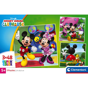 MICKEY MOUSE CLUB HOUESE - 3x48 pièces