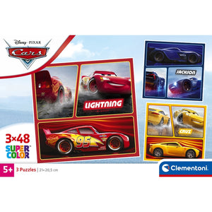 Disney Cars - 3x48 pièces
