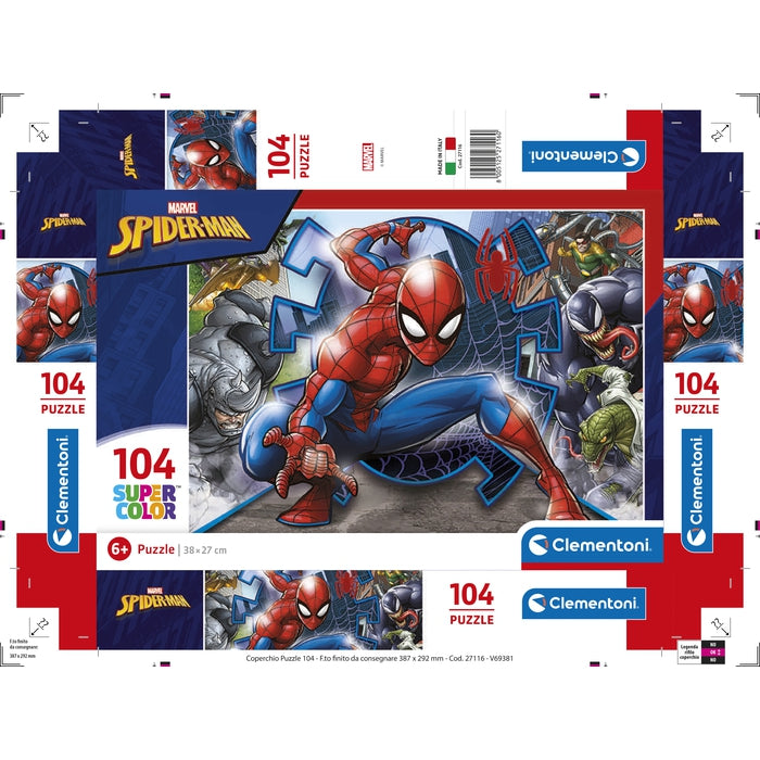 Marvel Spider-Man - 104 pièces