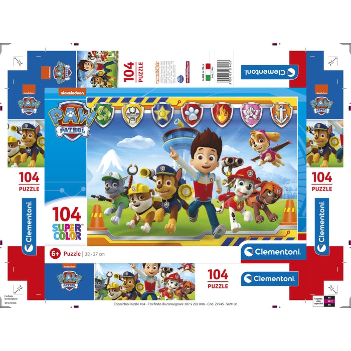 Paw Patrol - 104 pièces