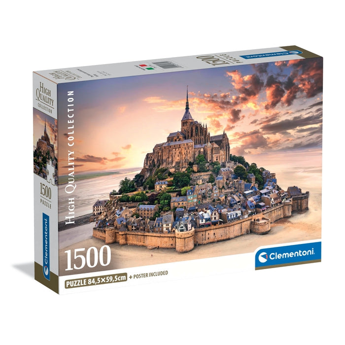 Clementoni Puzzle 1500 Pièces – Venezia HQC – Fabriqué En Italie – 59,2 X 84,3 Cm – Compact Box