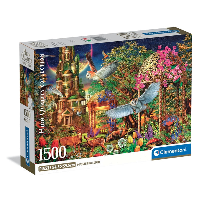 Clementoni Puzzle 1500 Pièces HQC Compact Box - Fabriqué En Italie, Qualité Premium Pour Adultes