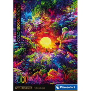 Psychedelic Jungle Sunrise - 500 pièces