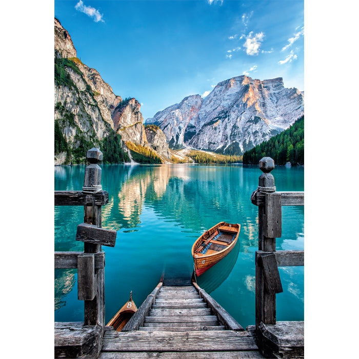 Puzzle 500 Braies Lake - Clementoni - J de juegos Puzzle 500 Braies Lake - Clementoni - J de juegos