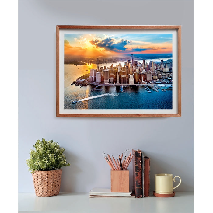 New York Puzzle Company - New Yorker Skiing Express – Puzzle de 500 pièces New York Puzzle Company - New Yorker Skiing Express – Puzzle de 500 pièces