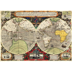 Antique Nautical Map - 6000 pièces