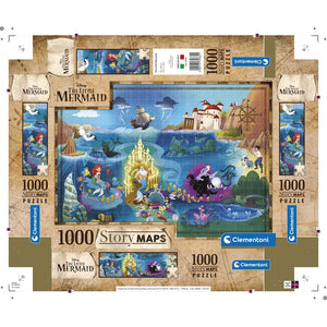 Disney Maps Little Mermaid - 1000 pièces