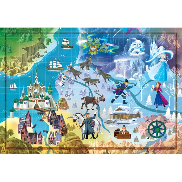 Disney Maps Frozen - 1000 pièces