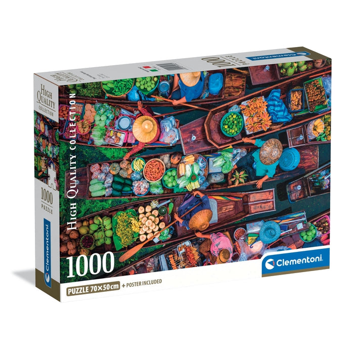 Clementoni - Puzzle pour Adultes 1000 Pièces, HQC Museum Lunch.Boating Party, Compact Box, Fabriqué en Italie, 37063 Clementoni - Puzzle pour Adultes 1000 Pièces, HQC Museum Lunch.Boating Party, Compact Box, Fabriqué en Italie, 37063
