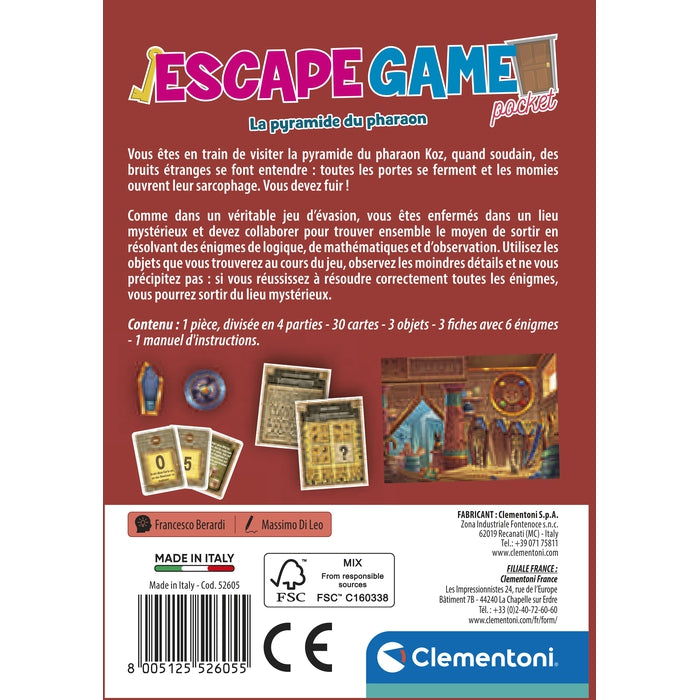 Escape Game - La pyramide du pharaon