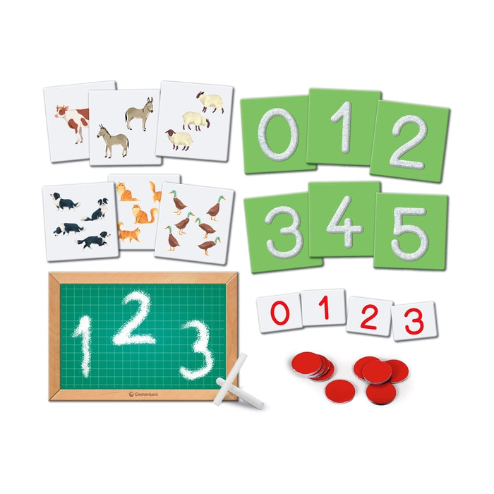 Les chiffres tactiles - Montessori
