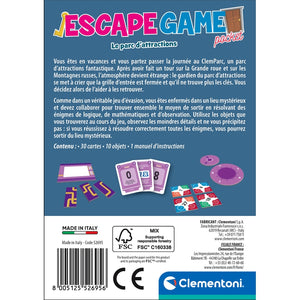 Escape Game - Le parc d'attractions