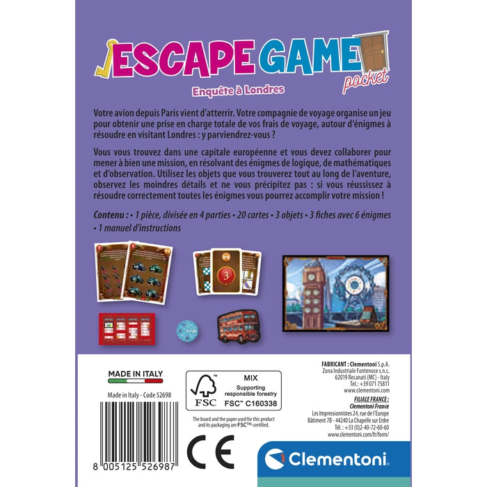 Escape Game - Enquête à Londres