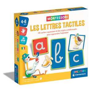 Les lettres tactiles - Montessori