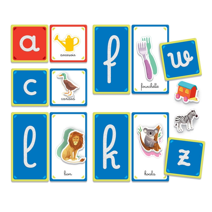 Les lettres tactiles - Montessori