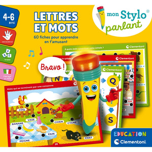 Mon stylo parlant - Lettres et Mots - 60 activités