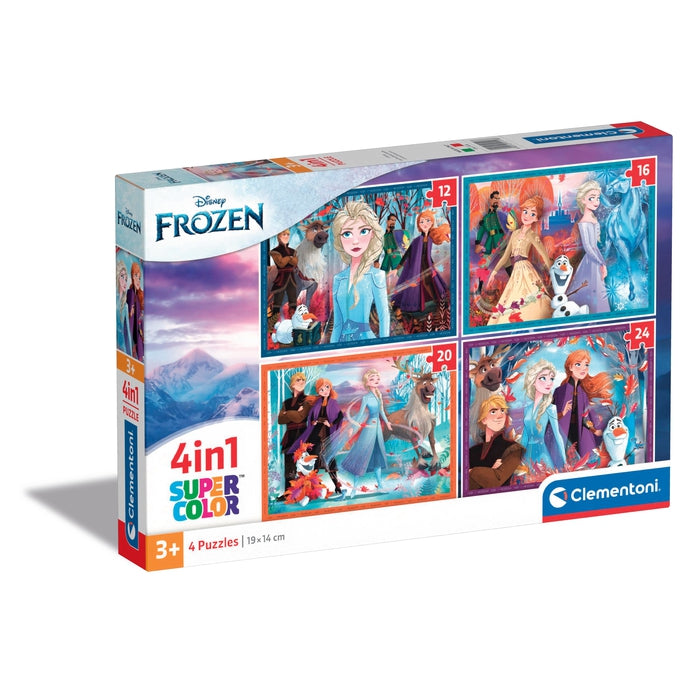 Disney Frozen - 1x12 + 1x16 + 1x20 + 1x24 pièces Clementoni FR
