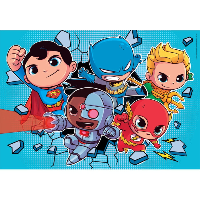 Clementoni - Puzzle 2X60 Pièces Dc Comics Superfriends, Puzzles