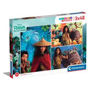 Disney Raya - 3x48 pièces