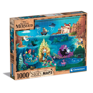 Disney Maps Little Mermaid - 1000 pièces