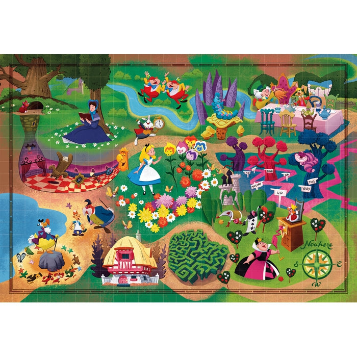 Disney Maps Alice - 1000 pièces