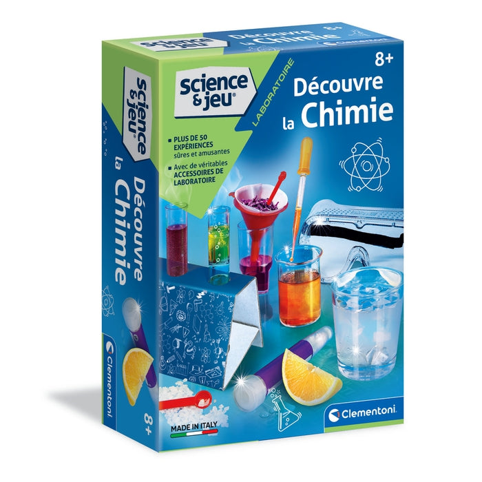 Clementoni Lab-110 Expériences & Go-Jeu Scientifique 8 Ans, Laboratoire des  Sciences, Expériences pour Enfants de Chimie, Physique, Botanique
