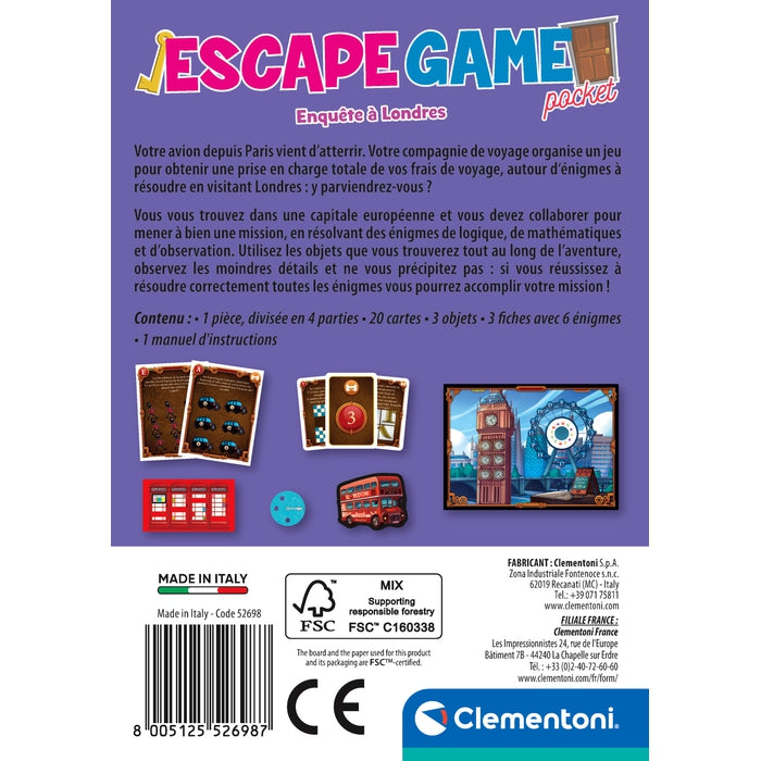 Escape Game - Enquête à Londres
