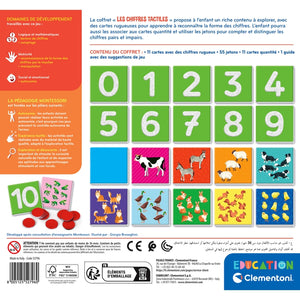 Les chiffres tactiles - Montessori